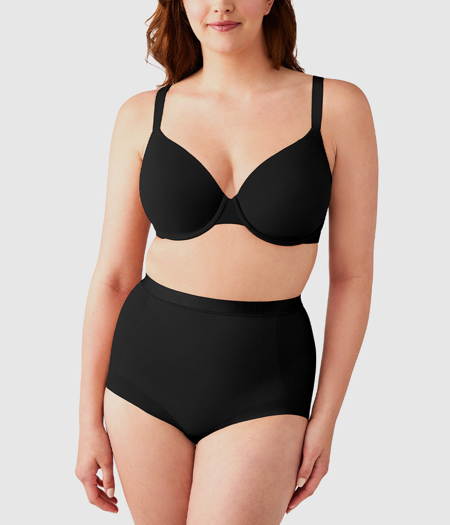 Shape Revelation® Shallow Top Underwire T-Shirt Bra - Black | Wacoal Trending