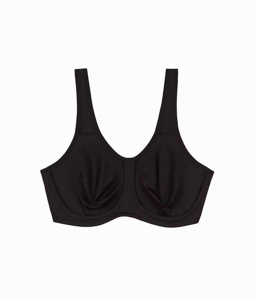 Simone Sport Underwire Bra - Black | Wacoal Classic
