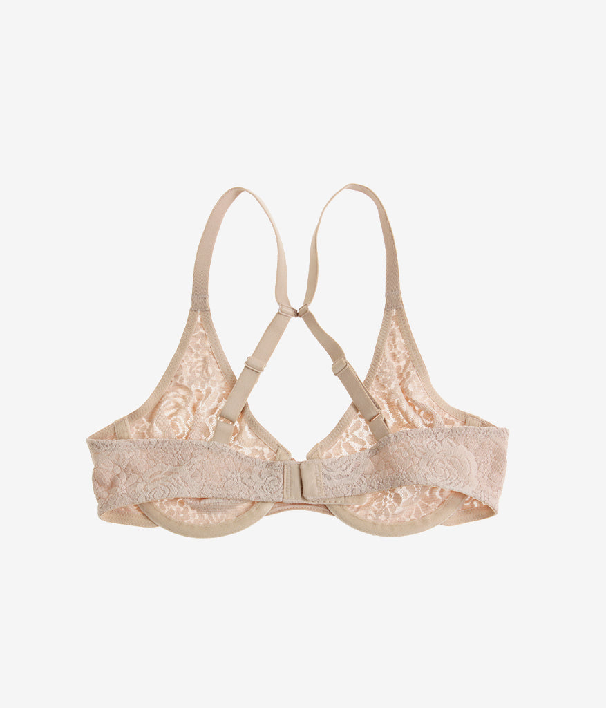Halo Lace Underwire Bra - Sand | Wacoal Signature
