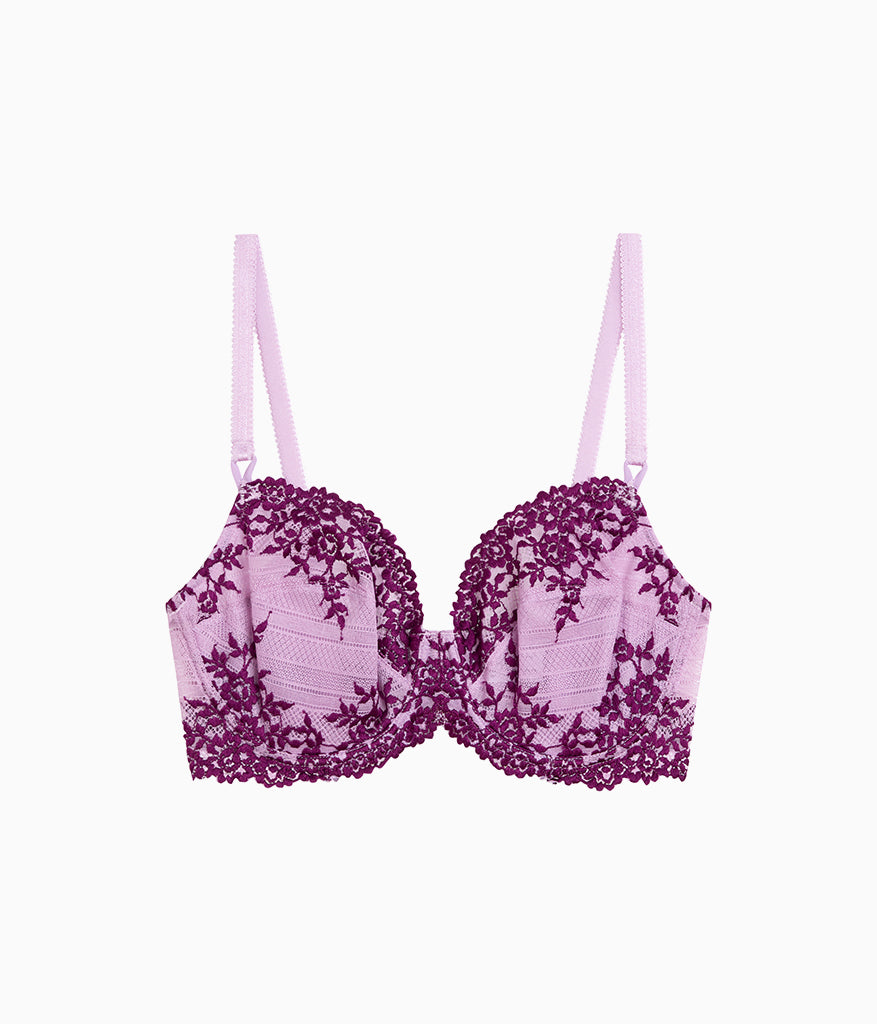 Embrace Lace® Underwire Bra - Lavender Sage/Dark Purple | Wacoal Classic