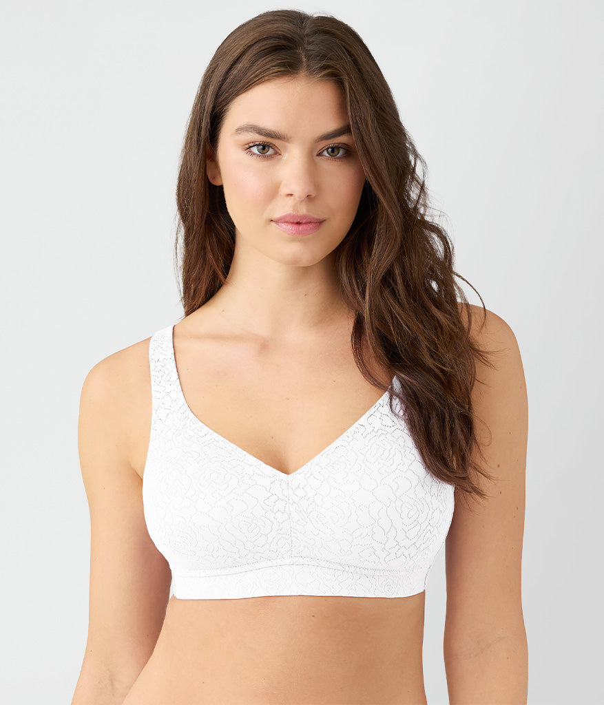 Inside Job™ Wire Free Bra - White | Wacoal Best Price