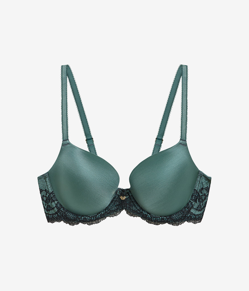 Modern Affair T-Shirt Bra - Silver Pine/Black | Wacoal Signature