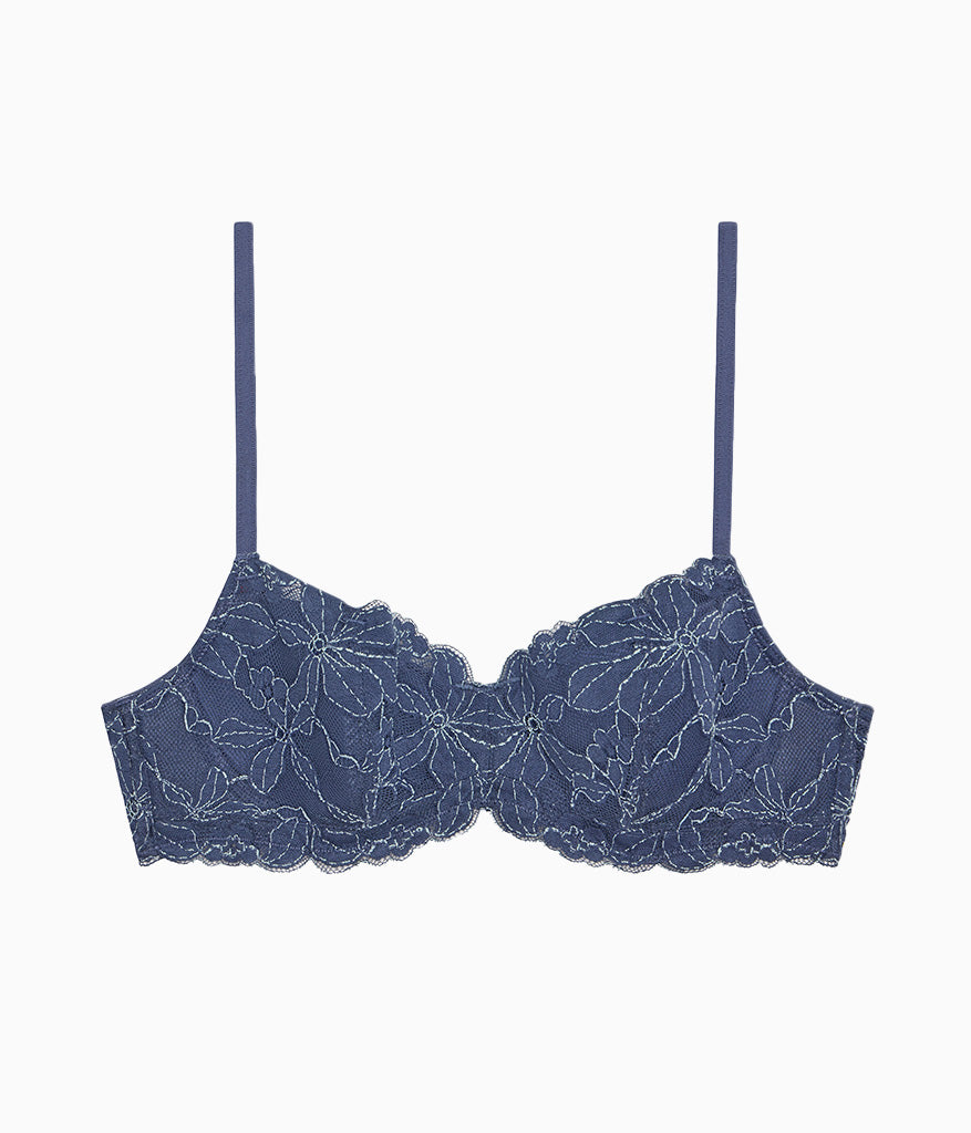 Feeling Famous Balconette Contour Bra - Crown Blue/ Blue Glow | Wacoal Hot Sale