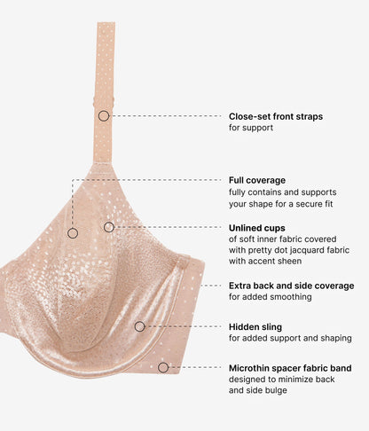 Back Appeal® Underwire Bra - Praline | Wacoal New
