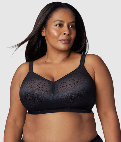 Back Appeal® H-K Cup Wire Free Bra - Black | Wacoal Signature