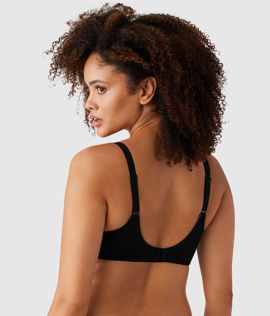 Back Appeal® T-Shirt Bra - Black | Wacoal Smart Buy