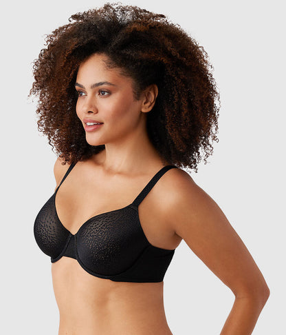 Back Appeal® T-Shirt Bra - Black | Wacoal Smart Buy