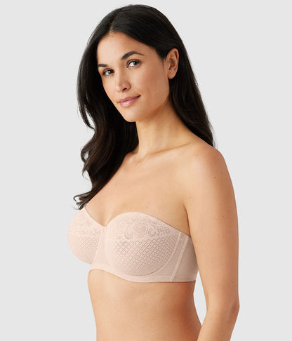 Visual Effects Strapless Minimizer Bra - Sand | Wacoal New