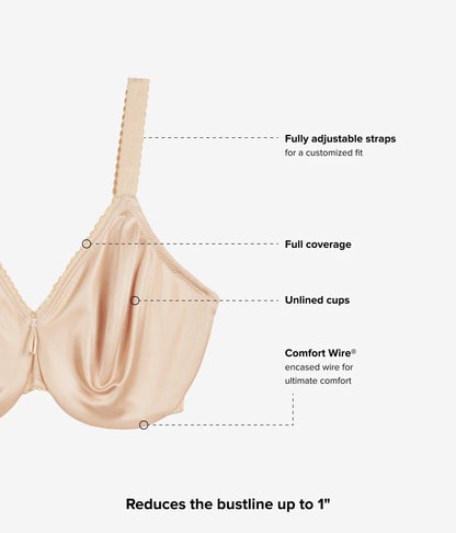 Simple Shaping Minimizer Bra - Sand | Wacoal New