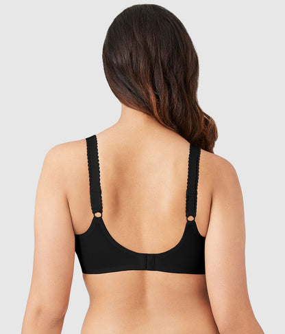 Slimline Seamless Underwire Minimizer Bra - Black | Wacoal Exclusive