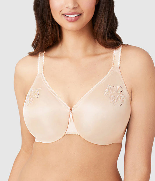Slimline Seamless Underwire Minimizer Bra - Sand | Wacoal Classic
