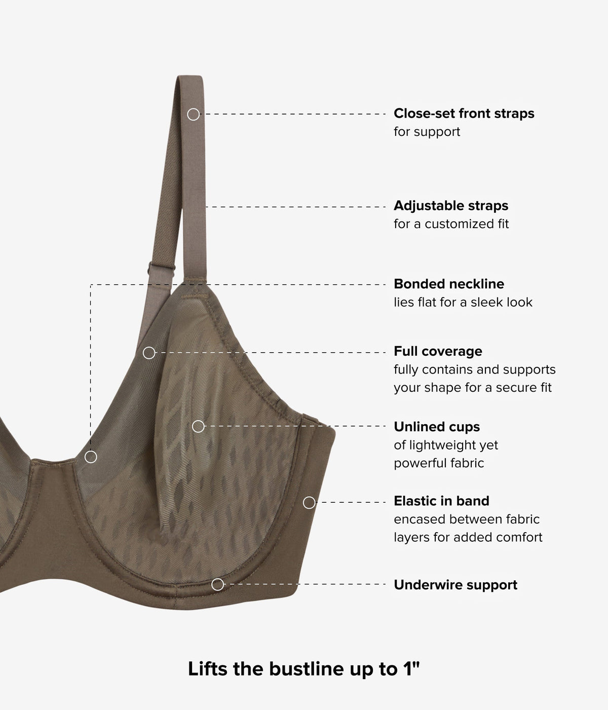 Elevated Allure Underwire Bra - Bungee Cord | Wacoal Deals