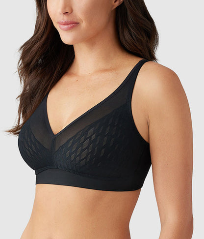 Elevated Allure Wire Free Bra - Black | Wacoal New