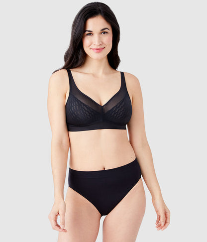 Elevated Allure Wire Free Bra - Black | Wacoal New