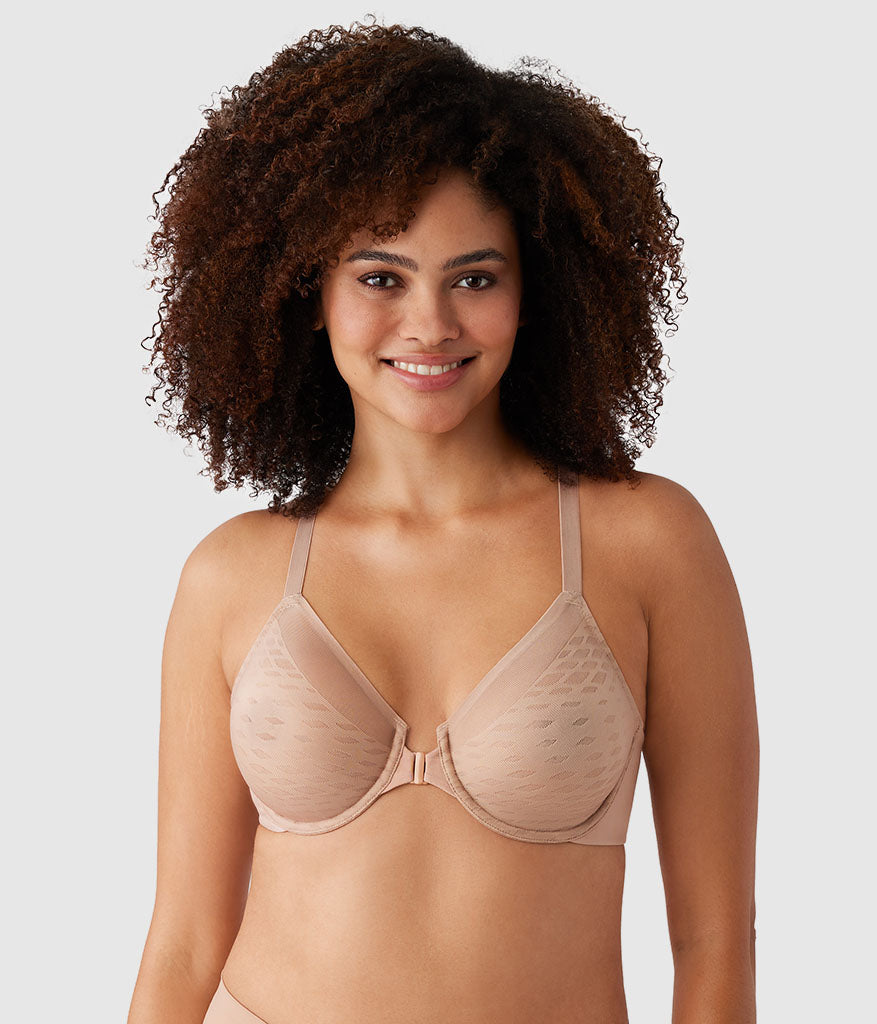 Elevated Allure Front Close Underwire Bra - Roebuck | Wacoal Essential