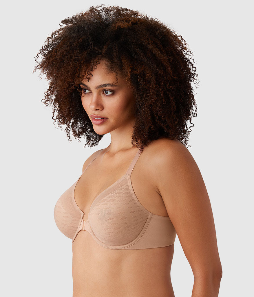 Elevated Allure Front Close Underwire Bra - Roebuck | Wacoal Essential