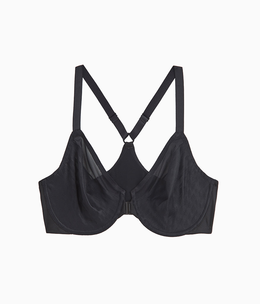 Elevated Allure Front Close Underwire Bra - Black | Wacoal Exclusive