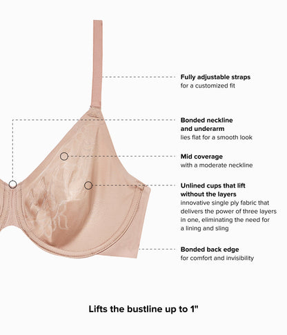 Confidence Boost™ Underwire Bra - Roebuck | Wacoal Sale