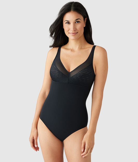 Elevated Allure Wire Free Shaping Body Briefer - Black | Wacoal Sale
