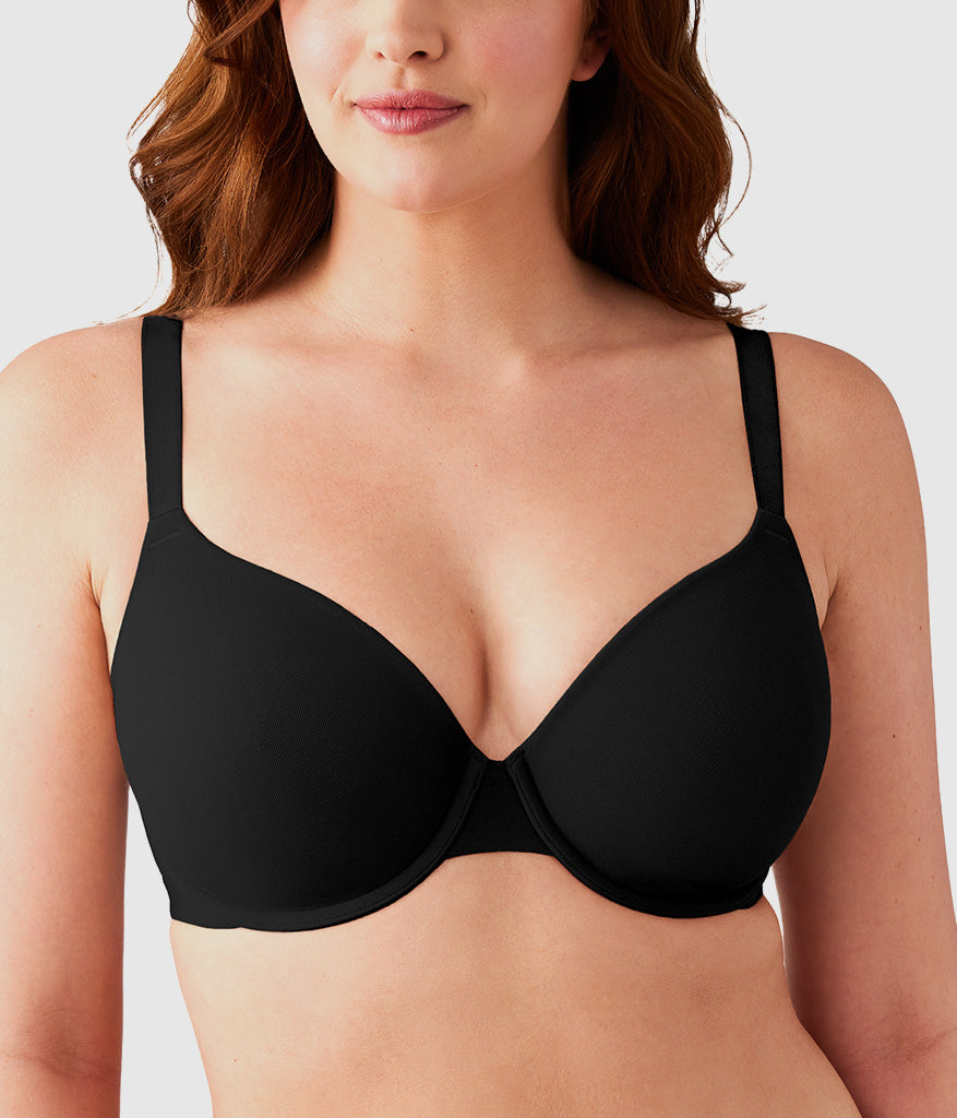 Shape Revelation® Shallow Top Underwire T-Shirt Bra - Black | Wacoal Trending