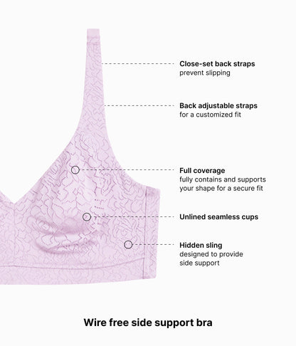 Inside Job™ Wire Free Bra - Lavender Sage | Wacoal Classic