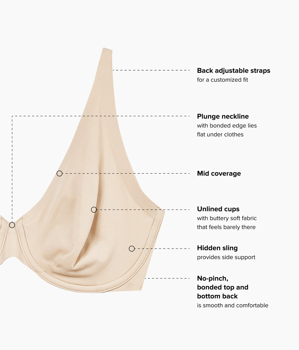 Better Than Braless™ Underwire Bra - Sand | Wacoal New