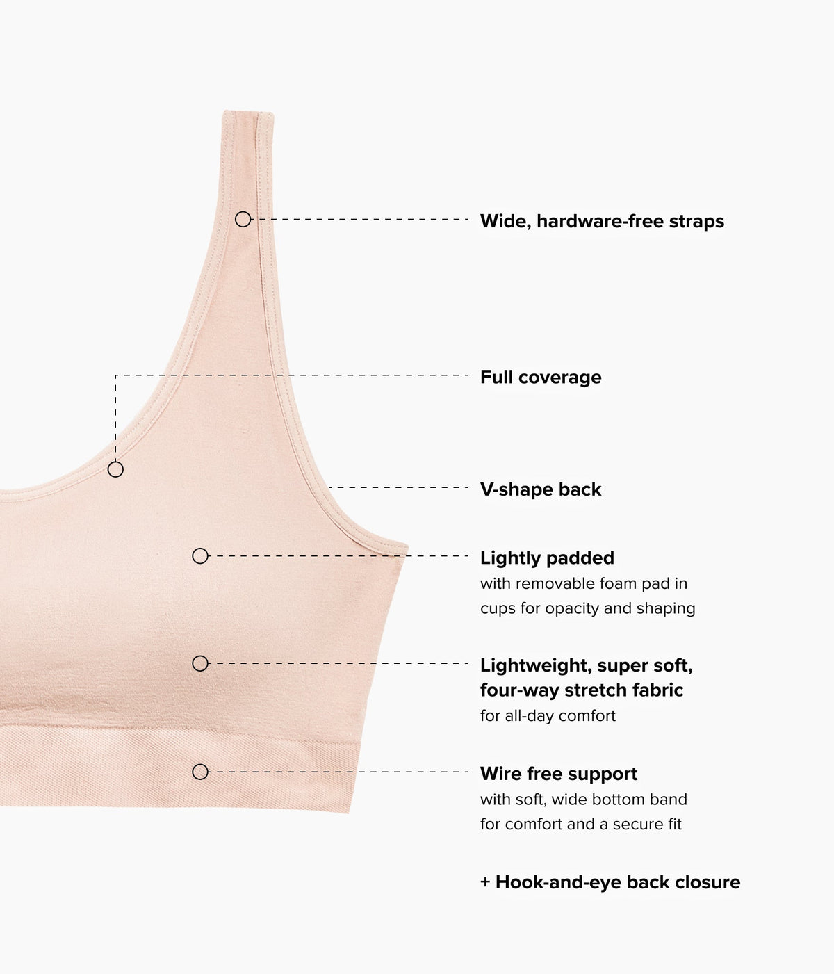 Feeling Flexible Bralette - Rose Dust | Wacoal Sale