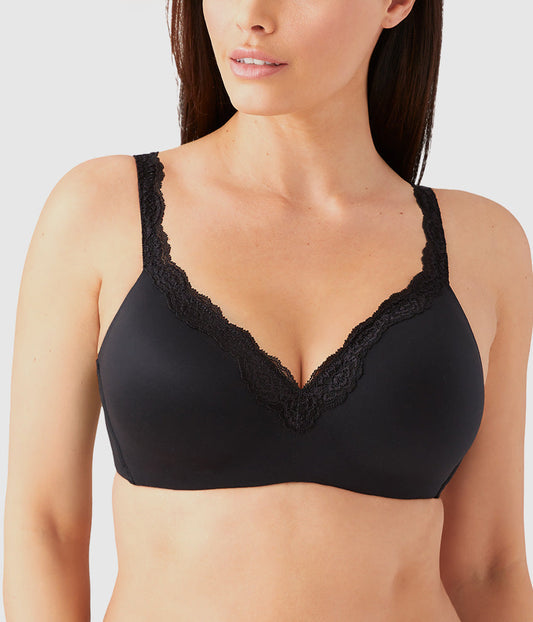 Softly Styled Wire Free T-Shirt Bra - Black | Wacoal Best Price