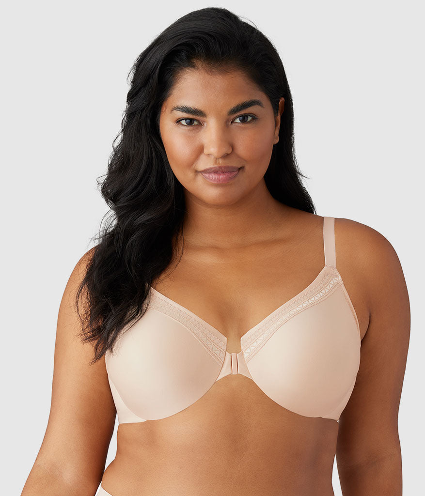 Perfect Primer Front Close Underwire Bra - Sand | Wacoal Featured