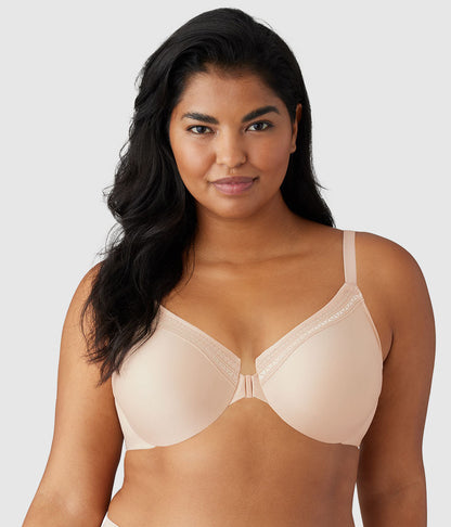 Perfect Primer Front Close Underwire Bra - Sand | Wacoal Featured