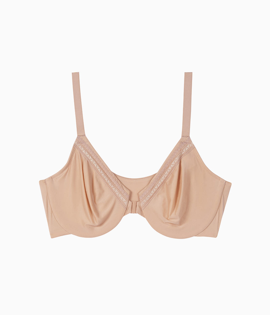Perfect Primer Front Close Underwire Bra - Sand | Wacoal Featured