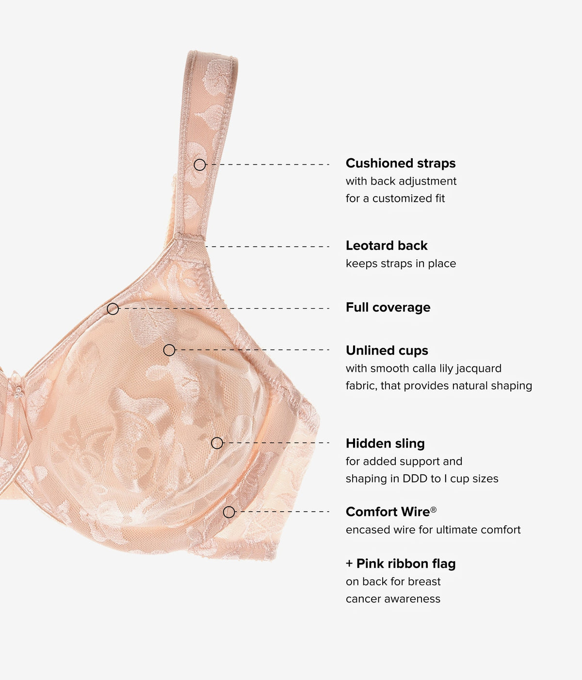 Awareness Underwire Bra - Sand | Wacoal New