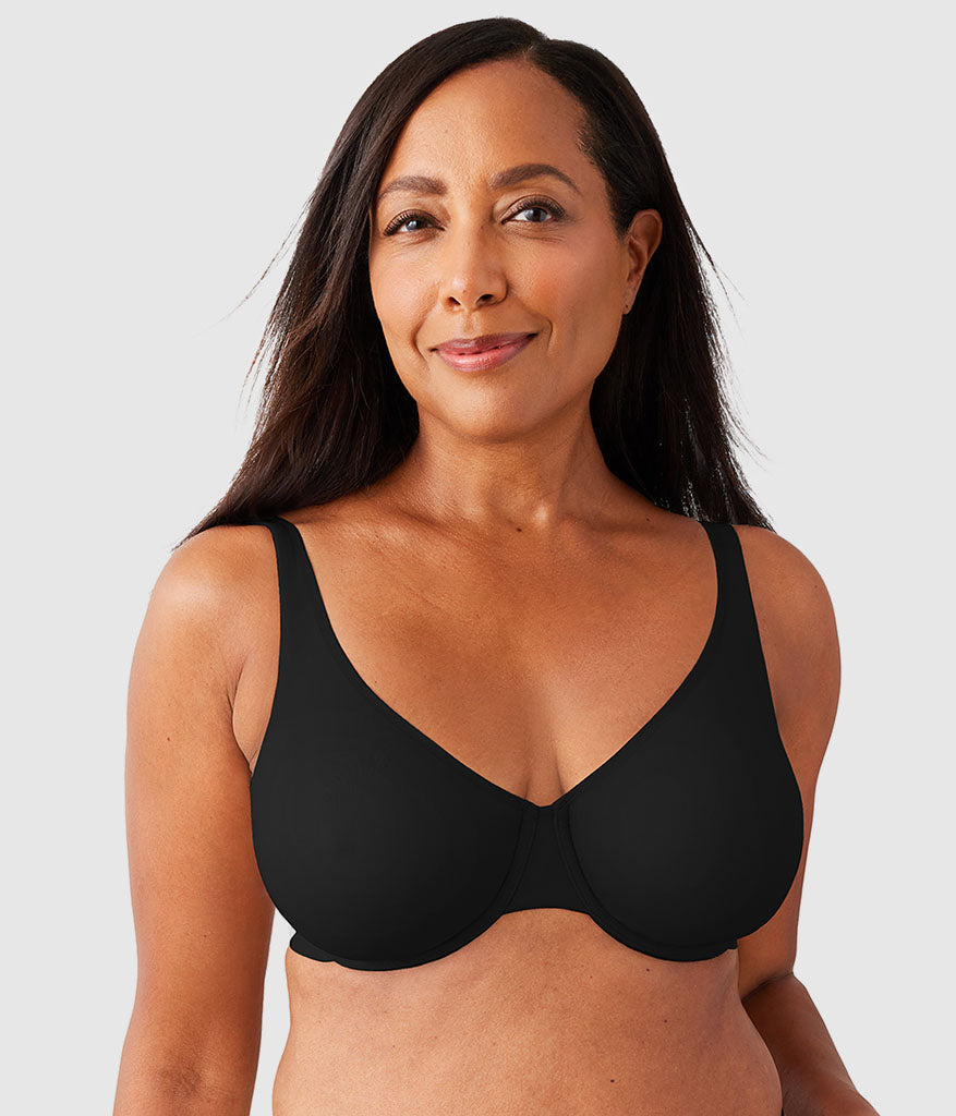 Comfortable Cool Underwire Bra - Black | Wacoal Value