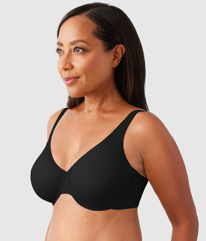 Comfortable Cool Underwire Bra - Black | Wacoal Value