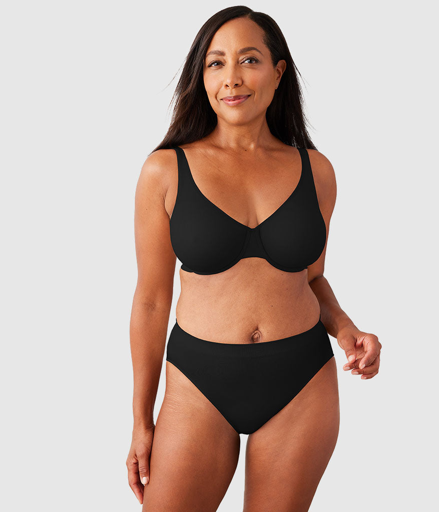 Comfortable Cool Underwire Bra - Black | Wacoal Value