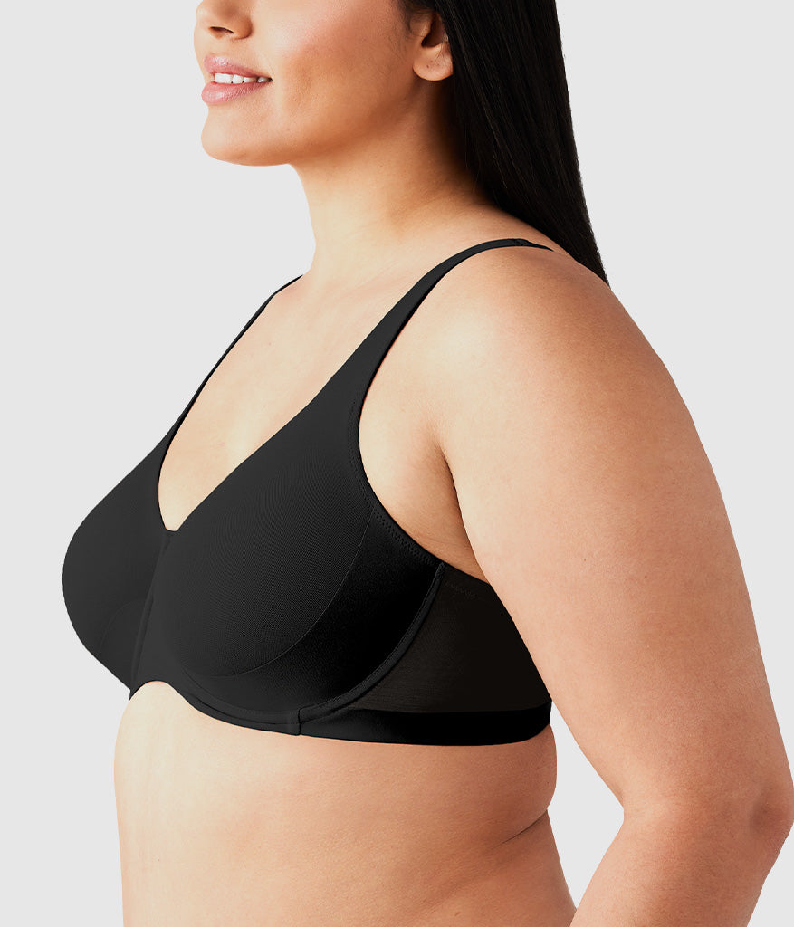 Shape Revelation® Pendulous Underwire Bra - Black | Wacoal Classic
