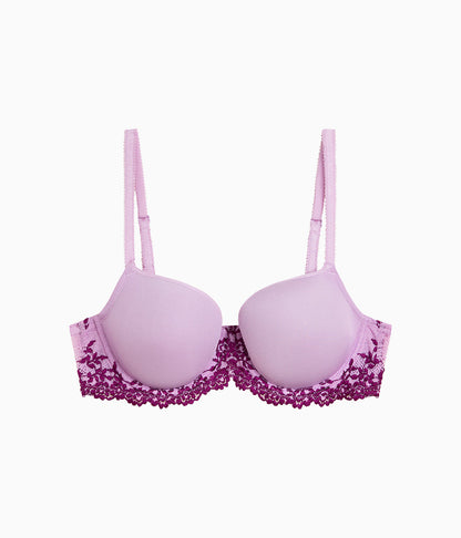 Embrace Lace® T-Shirt Bra - Lavender Sage/Dark Purple | Wacoal Great Value