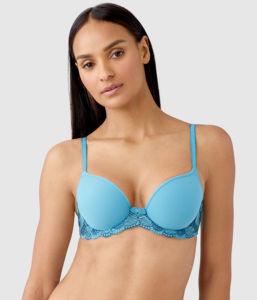 La Femme Underwire T-Shirt Bra - Adriatic Blue | Wacoal Everyday