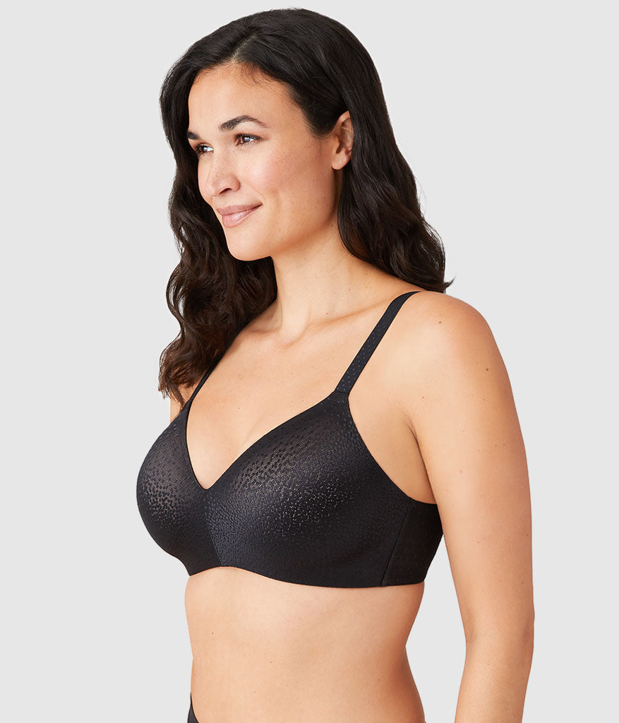 Back Appeal® Wire Free T-Shirt Bra - Black | Wacoal Popular