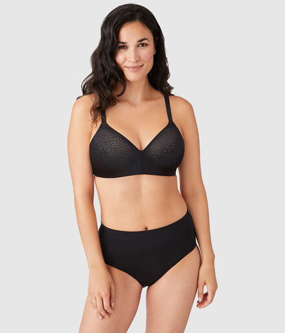 Back Appeal® Wire Free T-Shirt Bra - Black | Wacoal Popular