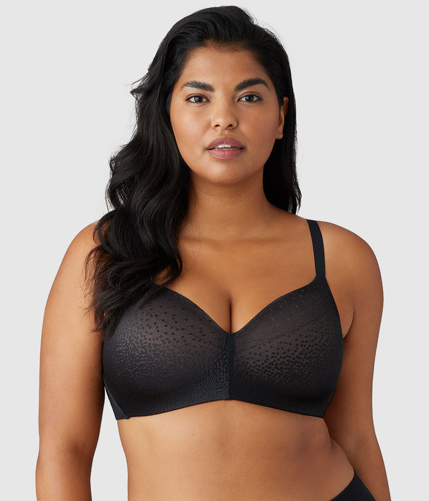 Back Appeal® Wire Free T-Shirt Bra - Black | Wacoal Popular