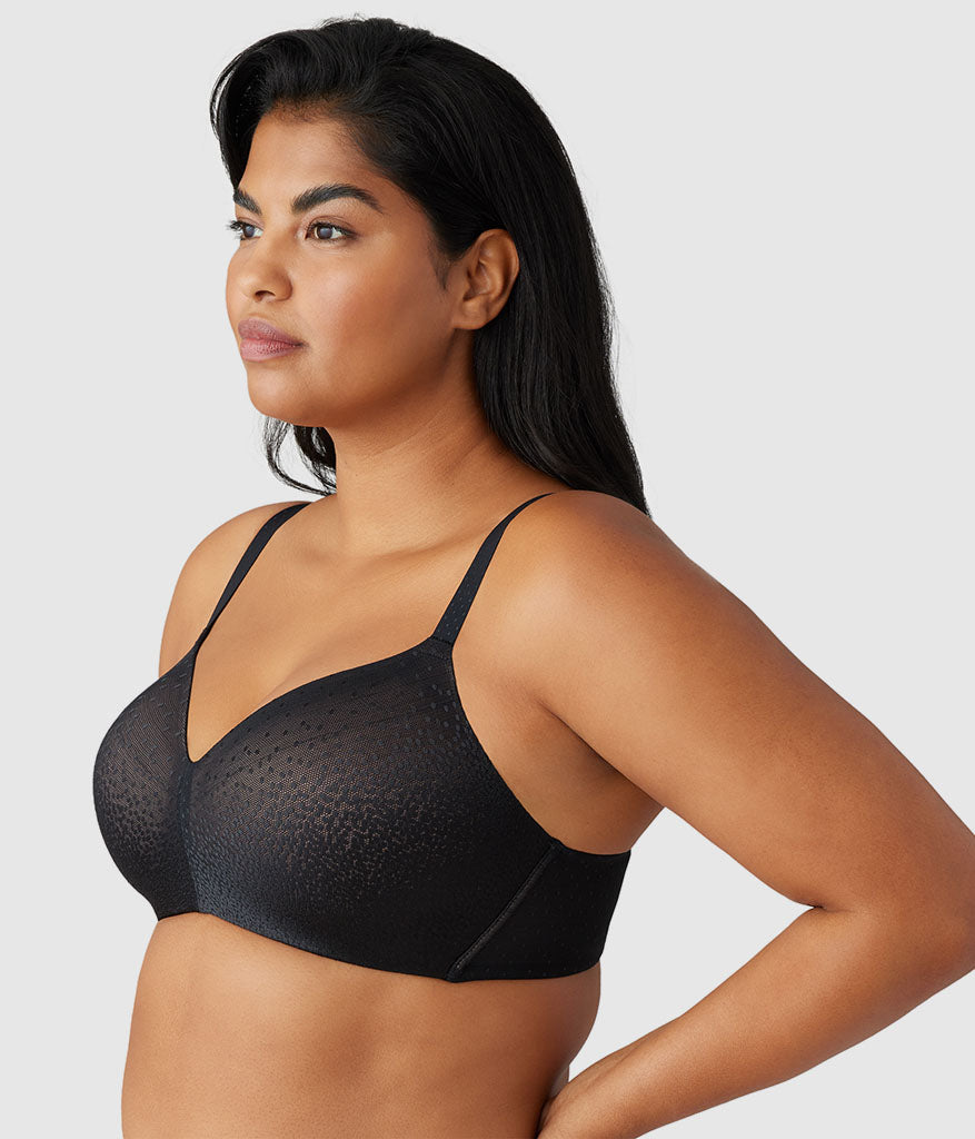 Back Appeal® Wire Free T-Shirt Bra - Black | Wacoal Popular