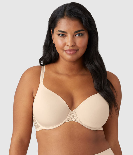 French Garden Seamless Underwire T-Shirt Bra - Sand | Wacoal Featured
