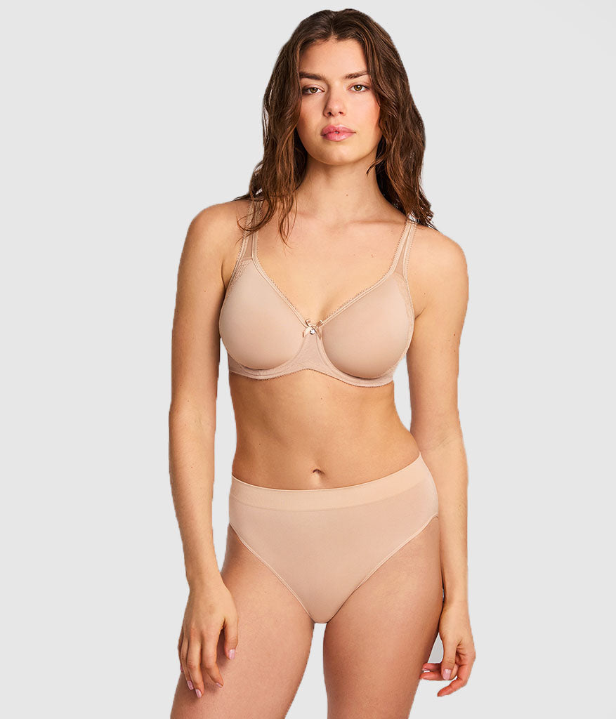 Retro Chic Underwire T-Shirt Bra - Toast | Wacoal Deals