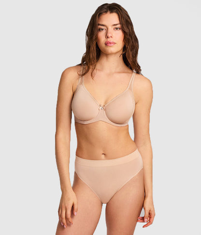 Retro Chic Underwire T-Shirt Bra - Toast | Wacoal Deals