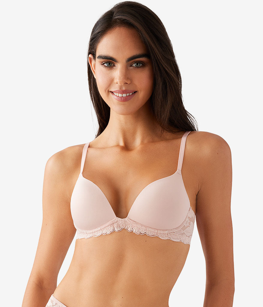 Feeling Famous Wire Free Push Up Bra - Rose Smoke/White | Wacoal Hot Sale
