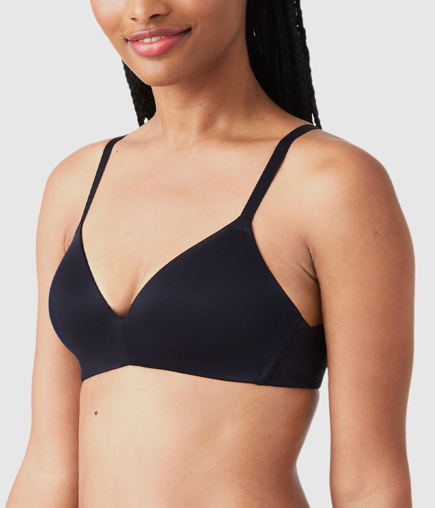 Future Foundation Wire Free T-Shirt Bra with Lace - Night | Wacoal Value