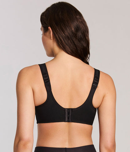 Simone Sport Underwire Bra - Black | Wacoal Classic