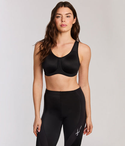 Simone Sport Underwire Bra - Black | Wacoal Classic