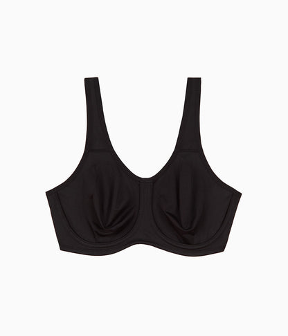 Simone Sport Underwire Bra - Black | Wacoal Classic